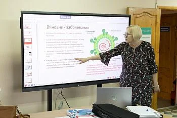 В рамках «Недели по профилактике заражения и распространения хронического вирусного гепатита С» в конференц‑зале Гурьевской центральной районной больницы прошла лекция на тему «Профилактика и лечение вирусного гепатита С»